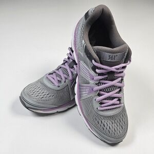361 Degrees Womens Shield Shoes Sneakers Sz 9 Gray Purple Running Athletic